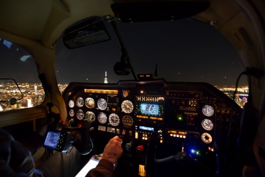 2017-11-27 Night, Cockpit